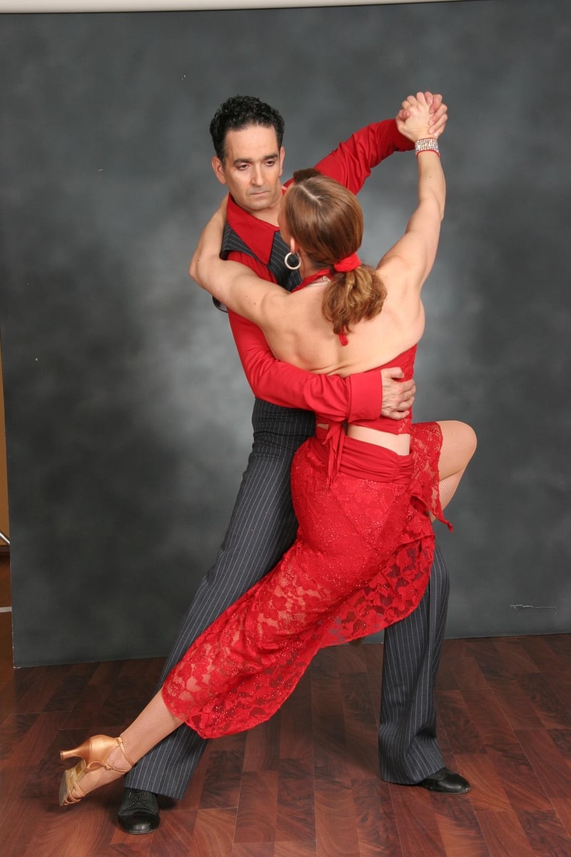 Salsa Dancing Couple